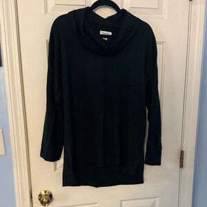 Calvin Klein Women's Dark Green Cowl Neck Sweater
